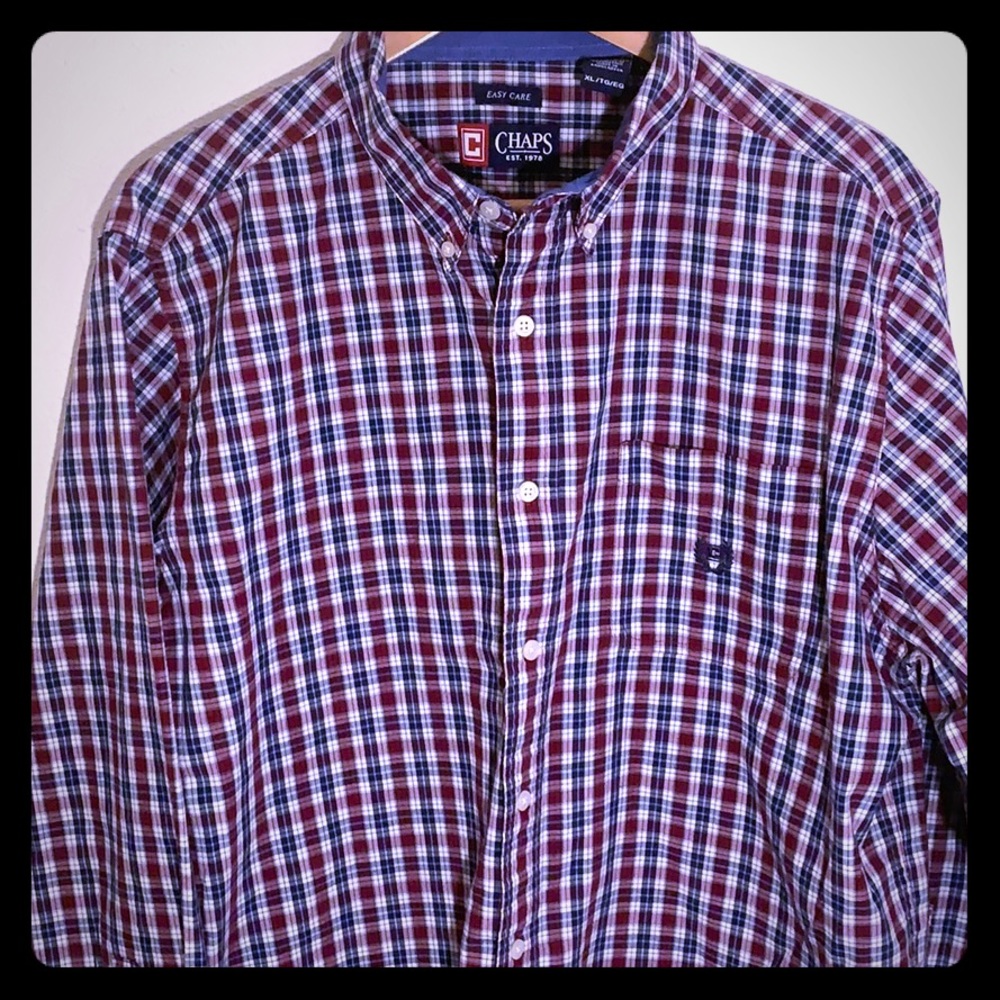 Square Pattern Button Down Shirt